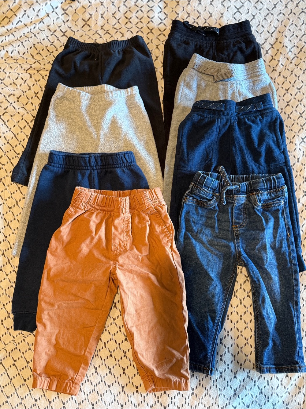 Eight Piece 12 Month Boy Pants Lot